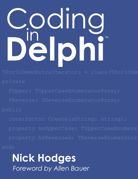 Книга на английском - Coding In Delphi - обложка книги скачать бесплатно