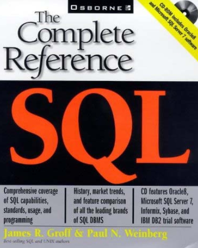 Книга на английском - SQL: The Complete Reference - обложка книги скачать бесплатно