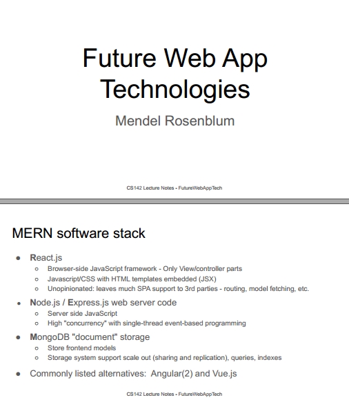 Книга на английском - Web Applications Development, Stanford Lectures: Future Web App Technologies - обложка книги скачать бесплатно