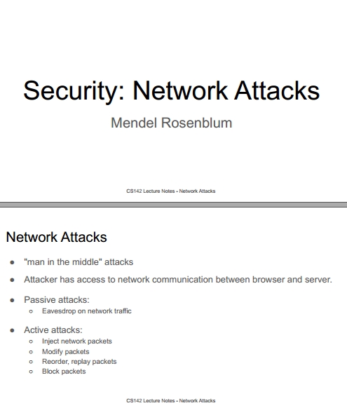Книга на английском - Web Applications Development, Stanford Lectures: Security: Network Attacks - обложка книги скачать бесплатно
