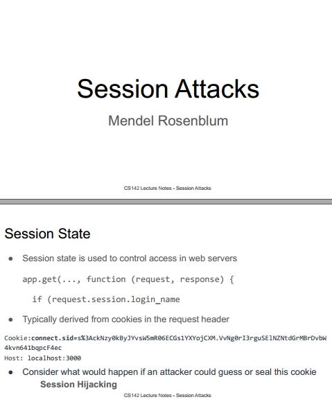 Книга на английском - Web Applications Development, Stanford Lectures: Session Attacks - обложка книги скачать бесплатно