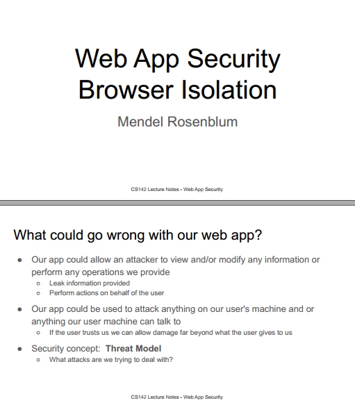 Книга на английском - Web Applications Development, Stanford Lectures: Web App Security Browser Isolation - обложка книги скачать бесплатно