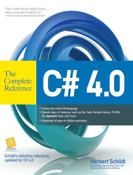 Книга на английском - C# 4.0: The Complete Reference - обложка книги скачать бесплатно