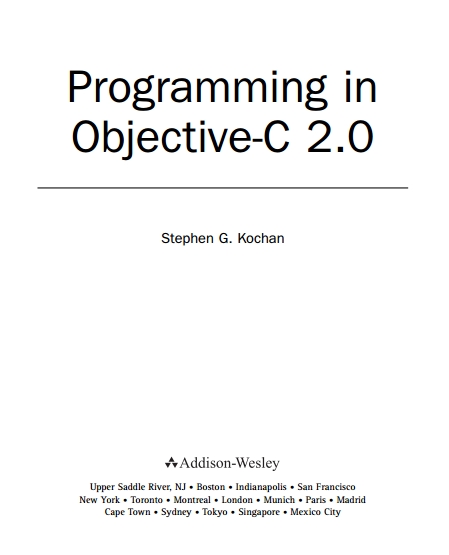 Книга на английском - Programming in Objective-C 2.0 - обложка книги скачать бесплатно
