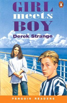 Книга на английском - Дерек Стрейндж Девушка встречает парня - обложка книги скачать бесплатно