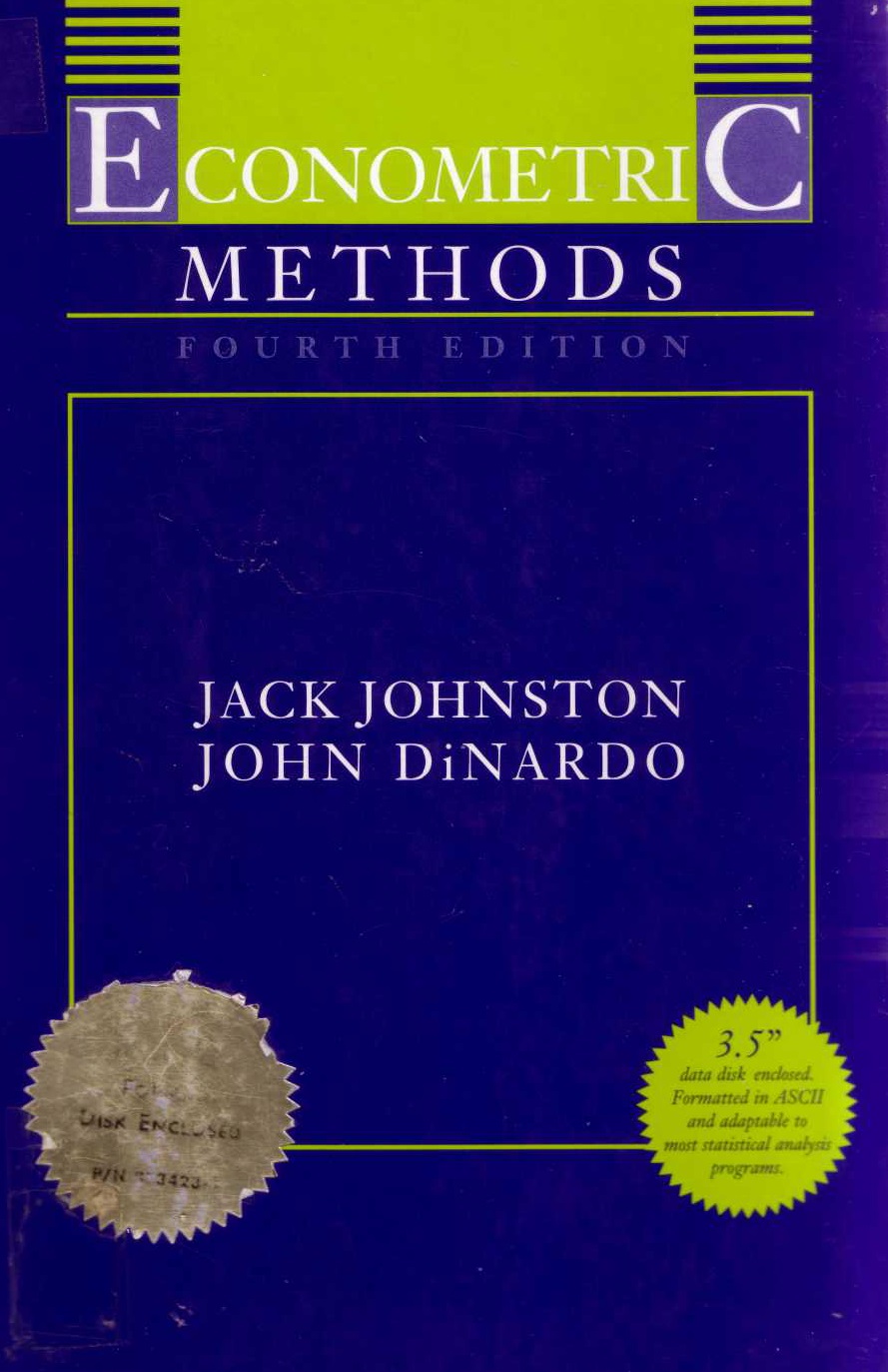 Книга на английском - Econometric Methods - обложка книги скачать бесплатно