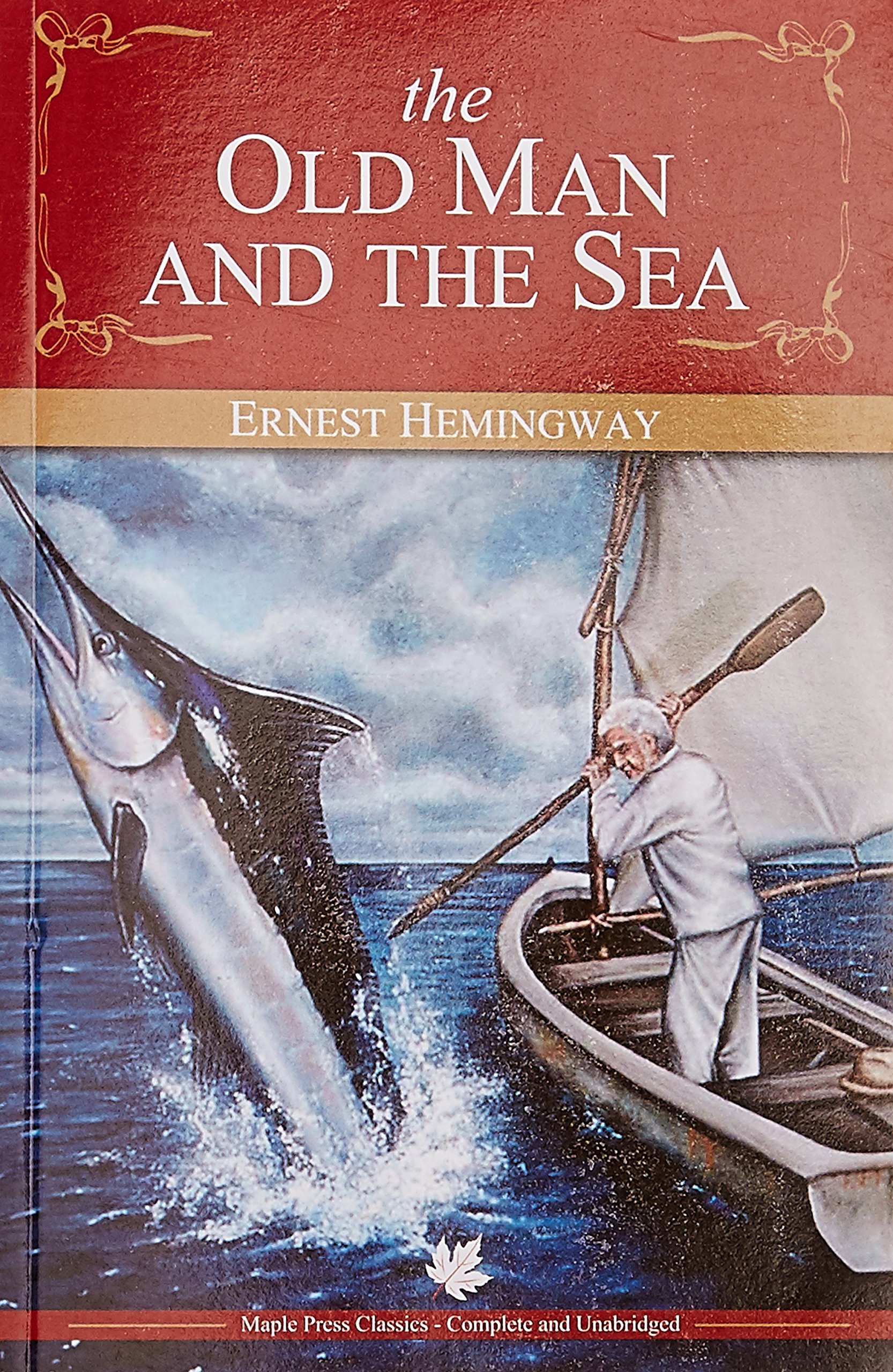 Книга на английском - Эрнест Хемингуэй Старик и море - обложка книги скачать бесплатно