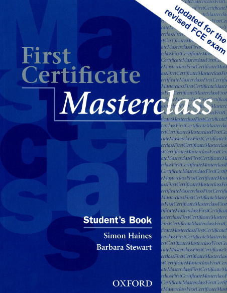 Книга на английском - First Certificate Masterclass: Student's book (Upper-intermediate) - обложка книги скачать бесплатно
