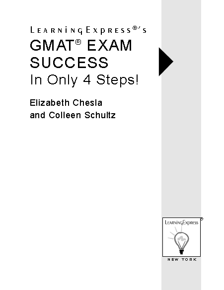 Книга на английском - GMAT EXAM SUCCESS In Only 4 Steps - обложка книги скачать бесплатно