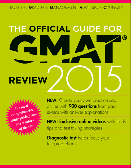 Книга на английском - The Official Guide for GMAT. Review 2015 - обложка книги скачать бесплатно