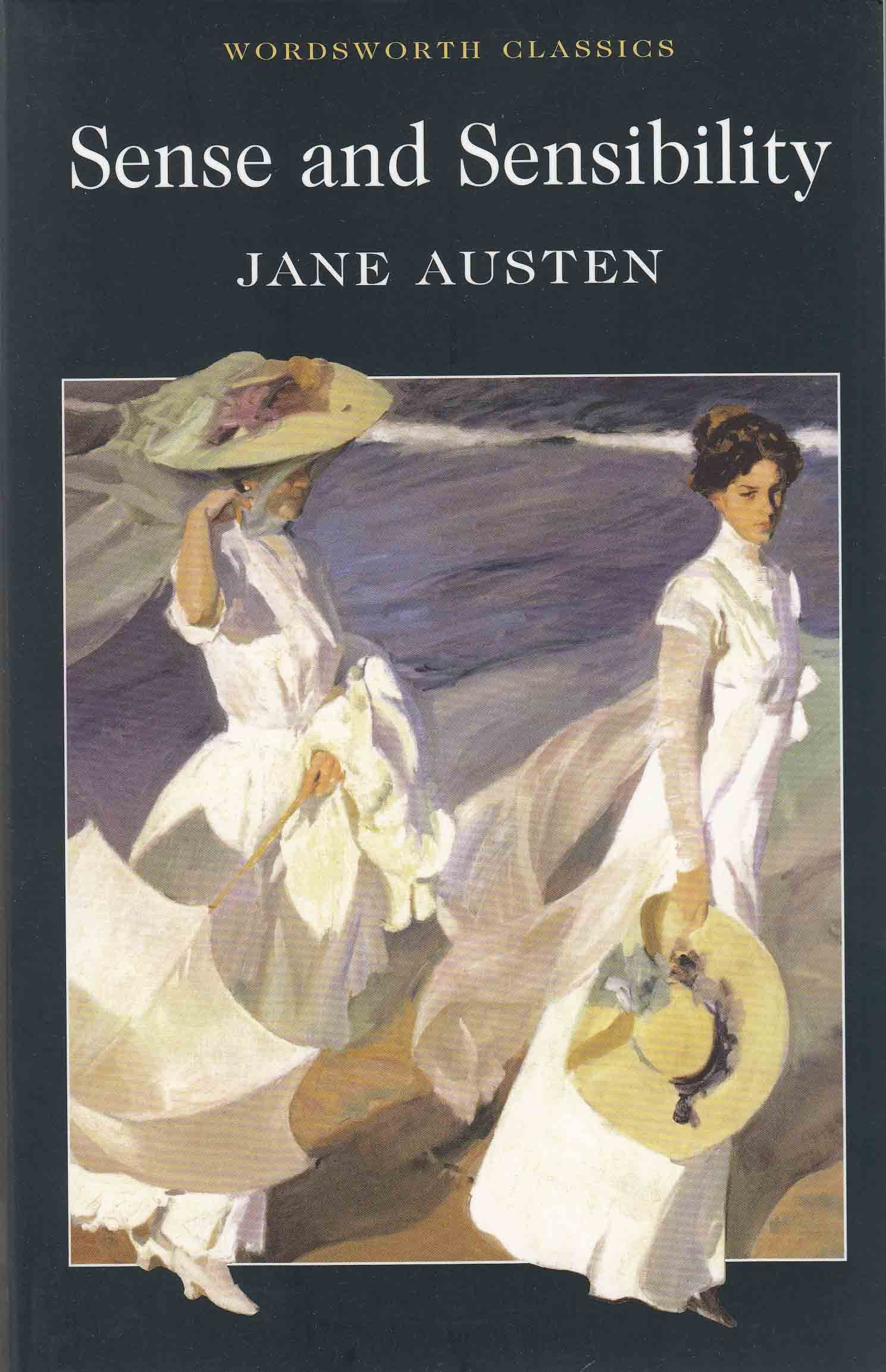 Книга на английском - Джейн Остин Чувство и чувствительность - обложка книги скачать бесплатно