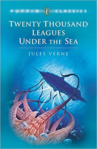 Книга на английском - Жюль Верн Двадцать тысяч льё под водой - обложка книги скачать бесплатно