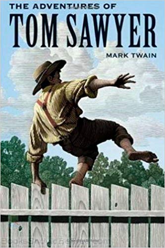 Книга на английском - Марк Твен Приключения Тома Сойера - обложка книги скачать бесплатно