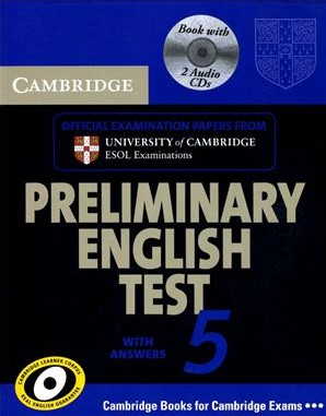 Книга на английском - Cambridge: Preliminary English Test 5 (PET with answers) - обложка книги скачать бесплатно