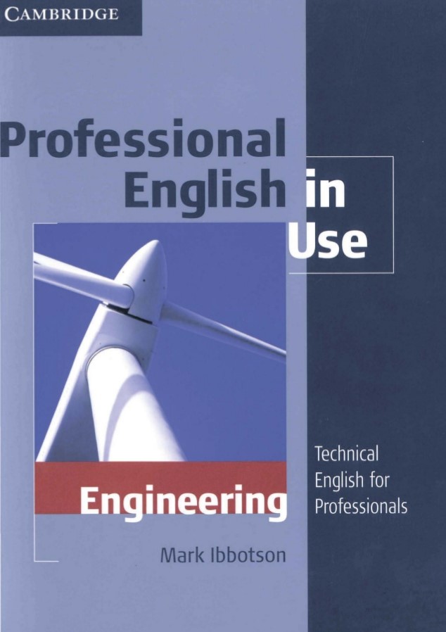 Книга на английском - Cambridge: Professional English in Use - Engineering - обложка книги скачать бесплатно