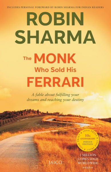 Книга на английском - The Monk Who Sold His Ferrari by Robin S. Sharma - Монах, который продал свой «феррари» - обложка книги скачать бесплатно