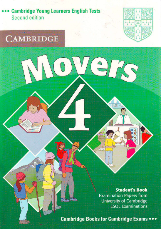 Книга на английском - YLE Movers 4. Student's book. Examination Papers - обложка книги скачать бесплатно