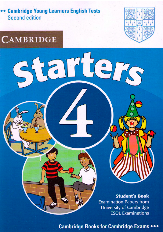 Книга на английском - YLE Starters 4. Student's book. Examination Papers - обложка книги скачать бесплатно