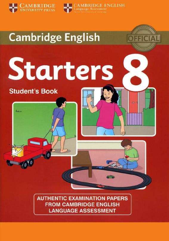 Книга на английском - YLE Starters 8. Student's book. Examination Papers - обложка книги скачать бесплатно