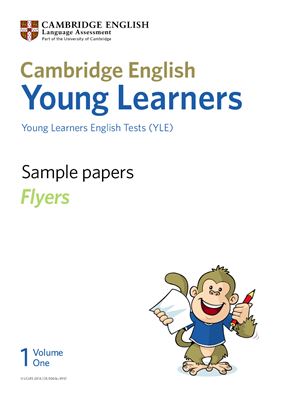 Книга на английском - Sample papers Young Learners English Tests (YLE). Flyers. Volume 1 - обложка книги скачать бесплатно