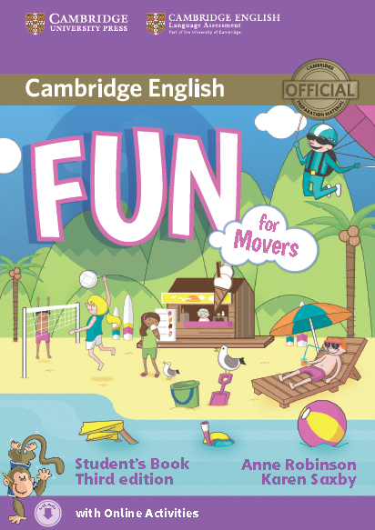 Книга на английском - Cambridge Fun for Movers Student's book. YLE Exam Third edition - обложка книги скачать бесплатно