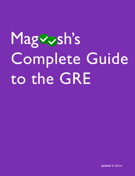 Книга на английском - Magoosh Complete Guide to the GRE 2014 - обложка книги скачать бесплатно