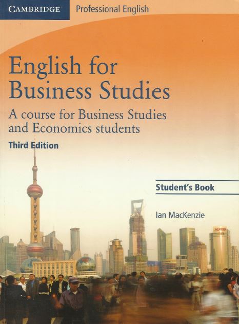 Книга на английском - Cambridge: Professional English for Business Studies - A Course for Business Studies and Economics Students (Third Edition) - обложка книги скачать бесплатно