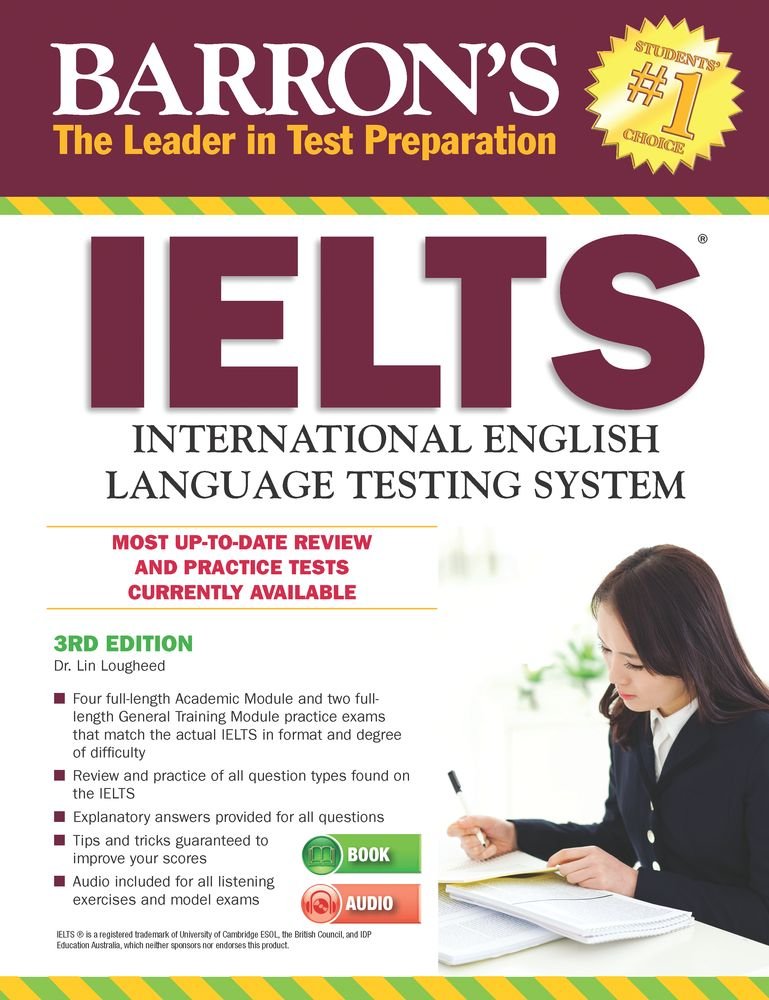 Книга на английском - Barron's IELTS International English - обложка книги скачать бесплатно