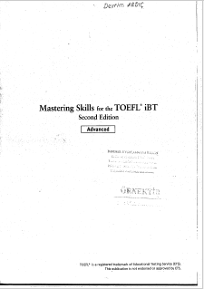 Книга на английском - Mastering Skills for the TOEFL iBT - Second Edition, Casey Malarc (TOEFL preparation) - обложка книги скачать бесплатно