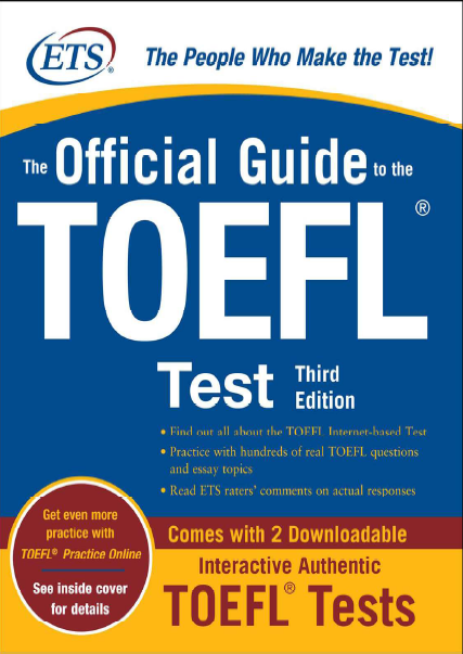 Книга на английском - The Official Guide to the TOEFL Test 3rd edition - обложка книги скачать бесплатно