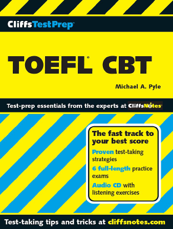Книга на английском - TOEFL CBT Cliffs Test Prep - обложка книги скачать бесплатно